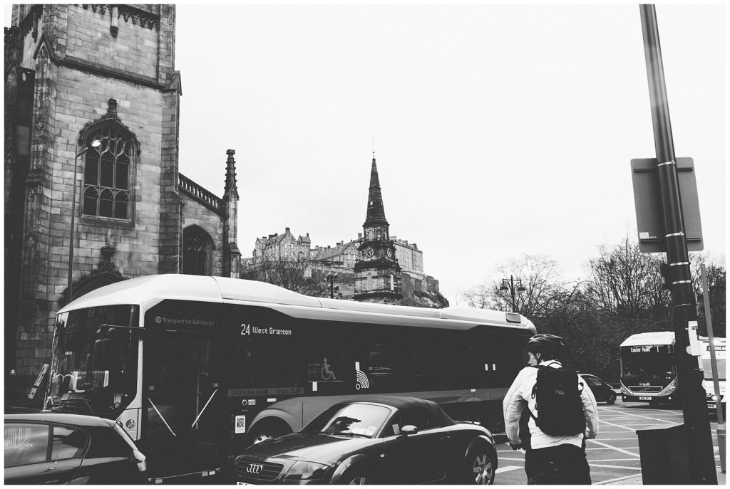 Edinburgh black and white